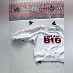 Mother’s promise|Baby gender neutral “Dream Big” cozy Kids Sweatshirt•••size 3T